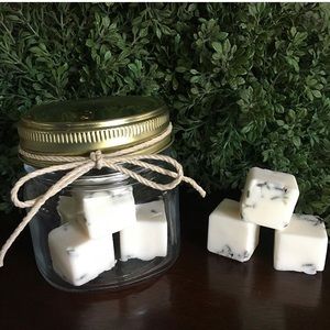 Handmade mini soaps in a jar!